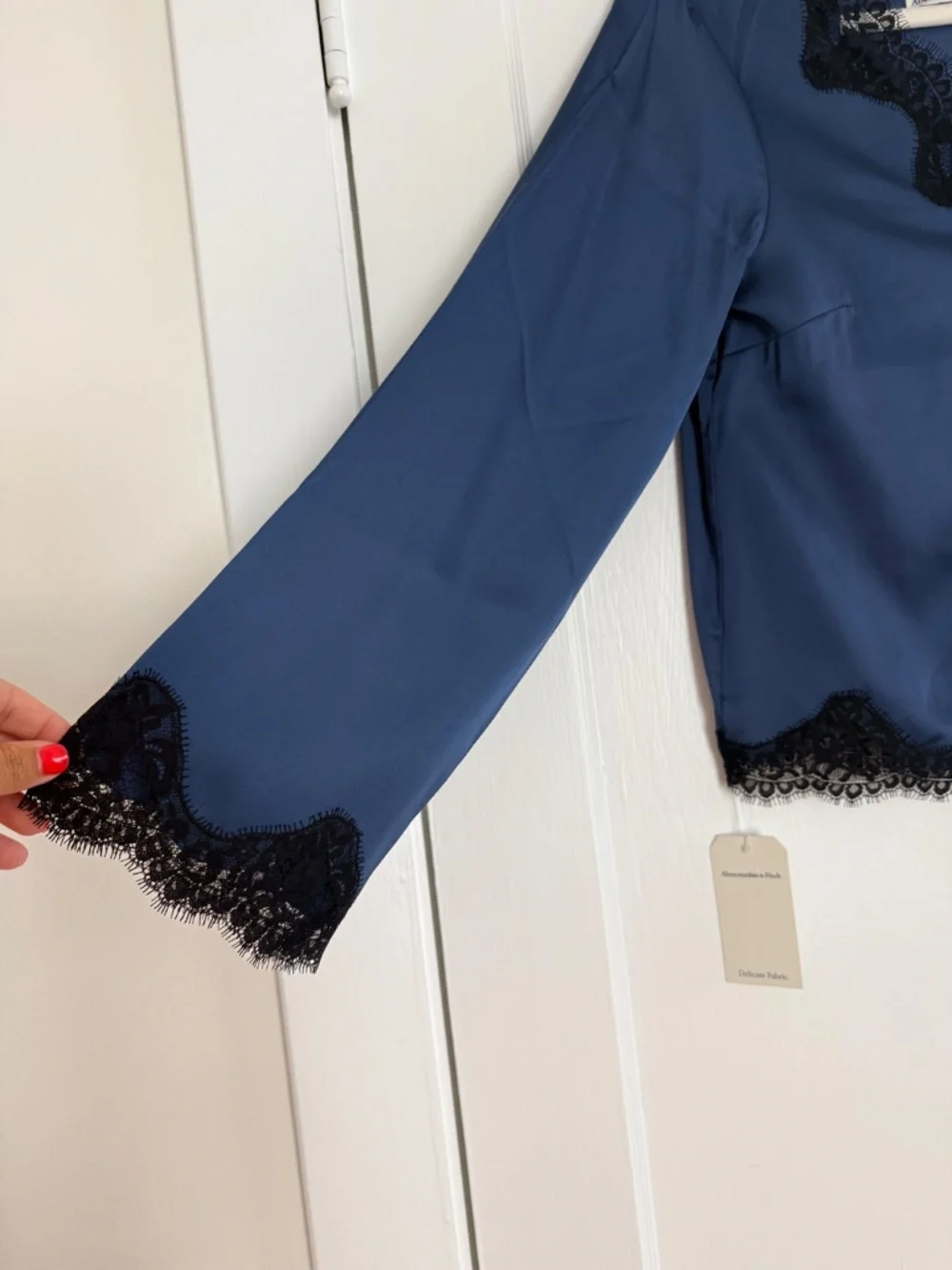 Abercrombie satin blouse